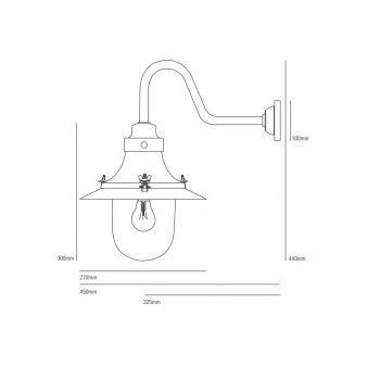 Original BTC Ships Decklight Wall Light Specification