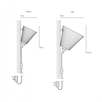 Original BTC Hector Pleat Portable Wall Light Specification
