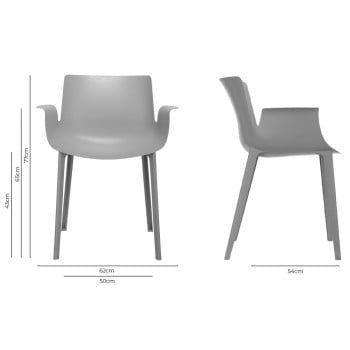 Specification Image for Kartell Piuma Chair 