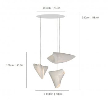 Specification image for Arturo Alvarez Ballet Chandelier 