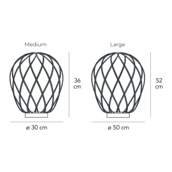 Specification Image for Fontana Arte Pinecone Table Lamp