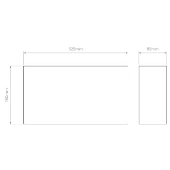 Specification Image for  Astro Pella 325 Wall Light