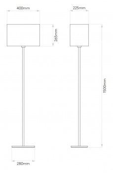 Specification image for Astro Park Lane Floor Lamp