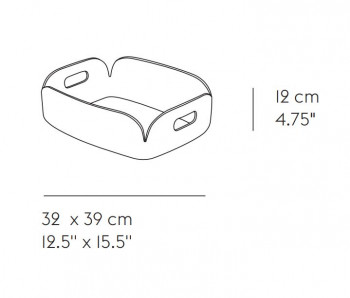 Specification image for Muuto Restore Tray
