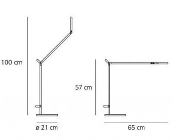 Specification image for Artemide Demetra Table light