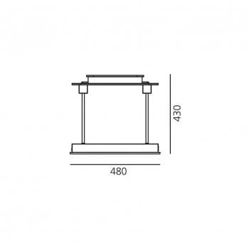 Specification image for Artemide Pausania LED Table Lamp