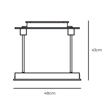 Specification Image for Artemide Pausania LED Table Lamp