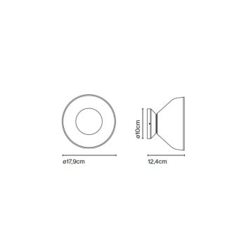 Marset Aura LED Wall Light Specification
