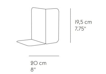 Specification Image for Muuto Compile Bookend