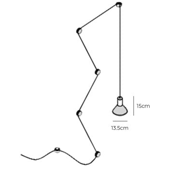 Specification Image for Davide Groppi Neuro Suspension