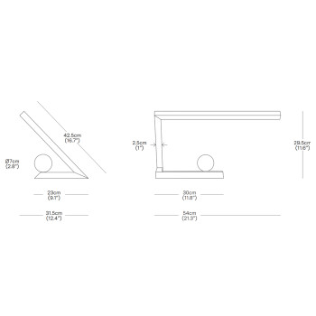 Specification Image for Resident Oud LED Table Lamp