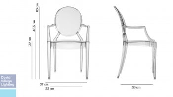 Specification image for Kartell Kids Lou Lou Ghost Chair