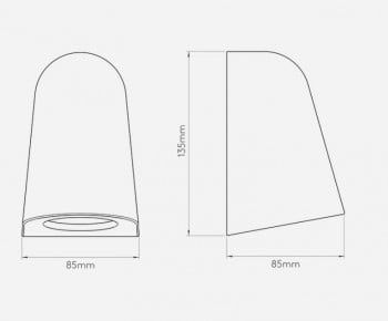 Specification image for Astro Mast Wall Light 