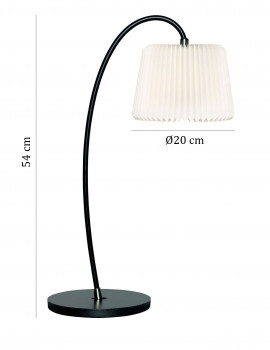 Specification image for Le Klint Snowdrop 320 Table Lamp