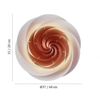Specification image for Le Klint Swirl Ceiling/Wall Light