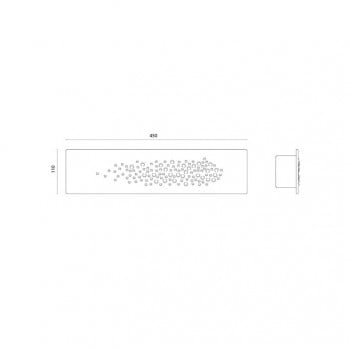 Specification image for Artemide Islet LED Wall Light