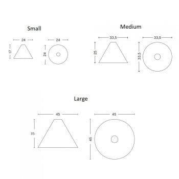 Specification image for HAY 30 Degrees Pendant