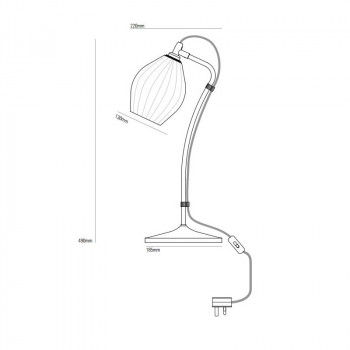 Original BTC Fin Table Lamp Specification
