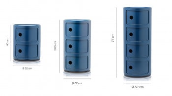 Specification image for Kartell Componibili Storage Unit