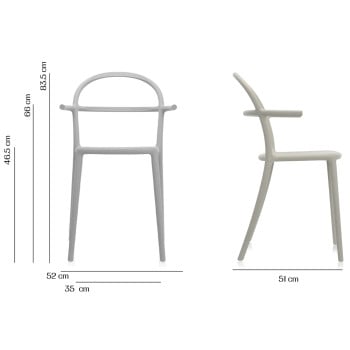 Specification Image for Kartell Generic C Chair