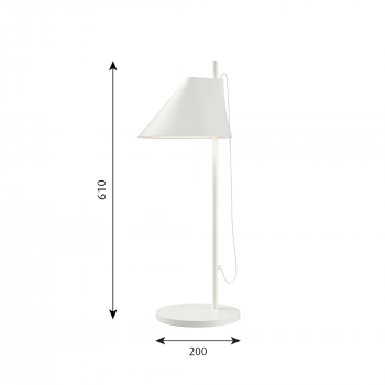 Specification image for Louis Poulsen Yuh LED Table Lamp