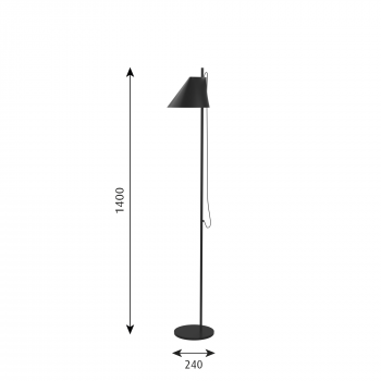 Specification image for Louis Poulsen Yuh LED Floor Lamp
