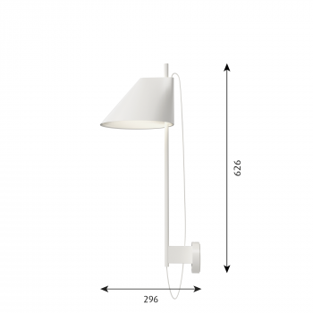 Specification image for Louis Poulsen Yuh LED Wall Light