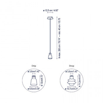 Specification Image for Bover Drip/Drop S/01 Suspension 