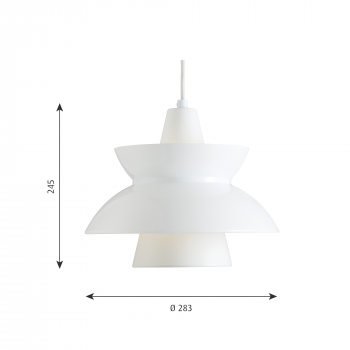 Specification image for Louis Poulsen Doo-Wop Pendant