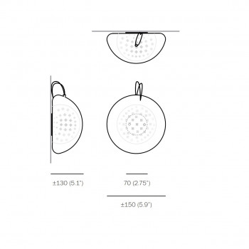 Specification image for Bocci 76s Surface Light