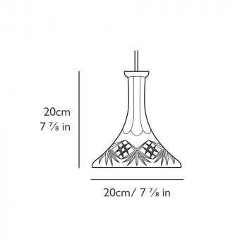 Specification Image for Lee Broom Decanterlight Tulip Pendant