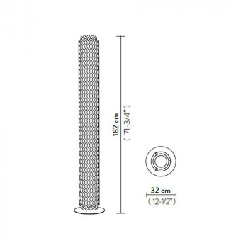 Specification Image for Slamp Charlotte Floor Lamp