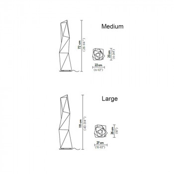 Specification Image for Slamp Diamond Floor Lamp