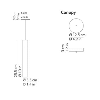 KDLN Minimal LED Suspension Light Specification