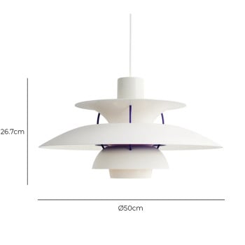 Specification Image for Louis Poulsen PH5 Pendant