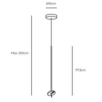 Specification Image for Leds C4 Invisible LED Pendant