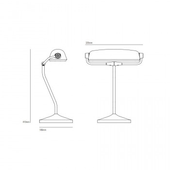 Original BTC Bankers Table Lamp