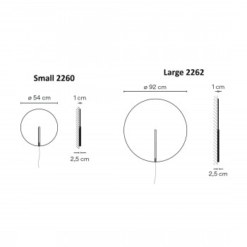 Specification image for Vibia Guise LED Wall Light