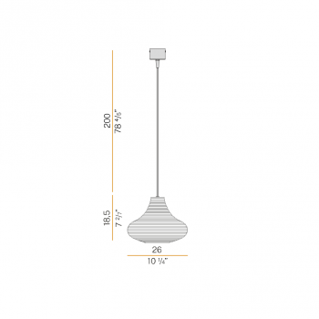 Specification image for Panzeri Emma Suspension