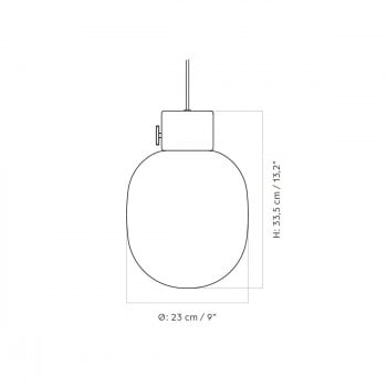 Specification image for Audo Copenhagen JWDA Pendant