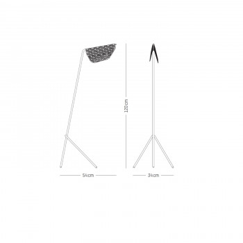 Specification image for Petite Friture Mediterranea LED Floor Lamp