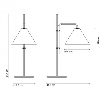 Marset Funiculi  Fabric Table Lamp