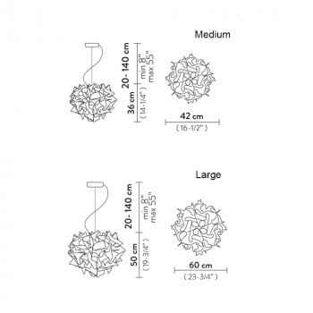 Specification Image for Slamp Veli Suspension