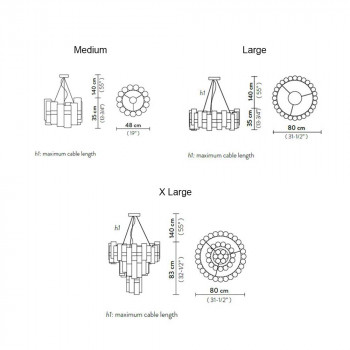 Specification Image for Slamp La Lollo Suspension