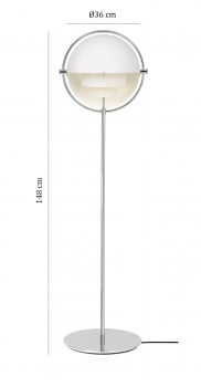 Specification image for Gubi MultiLite Floor Lamp