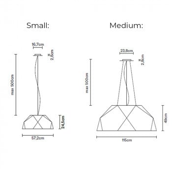 Specification Image for Fabbian Crio Pendant