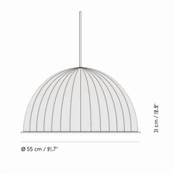 Specification image for Muuto Under The Bell 55cm Pendant