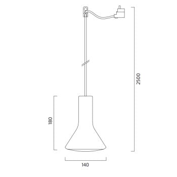 Specification Image for Zero Par Pendant