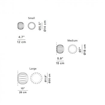 Specification Image for Luceplan Lita Wall/Ceiling Light