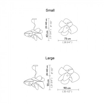 Specification Image for Slamp Etoile Suspension